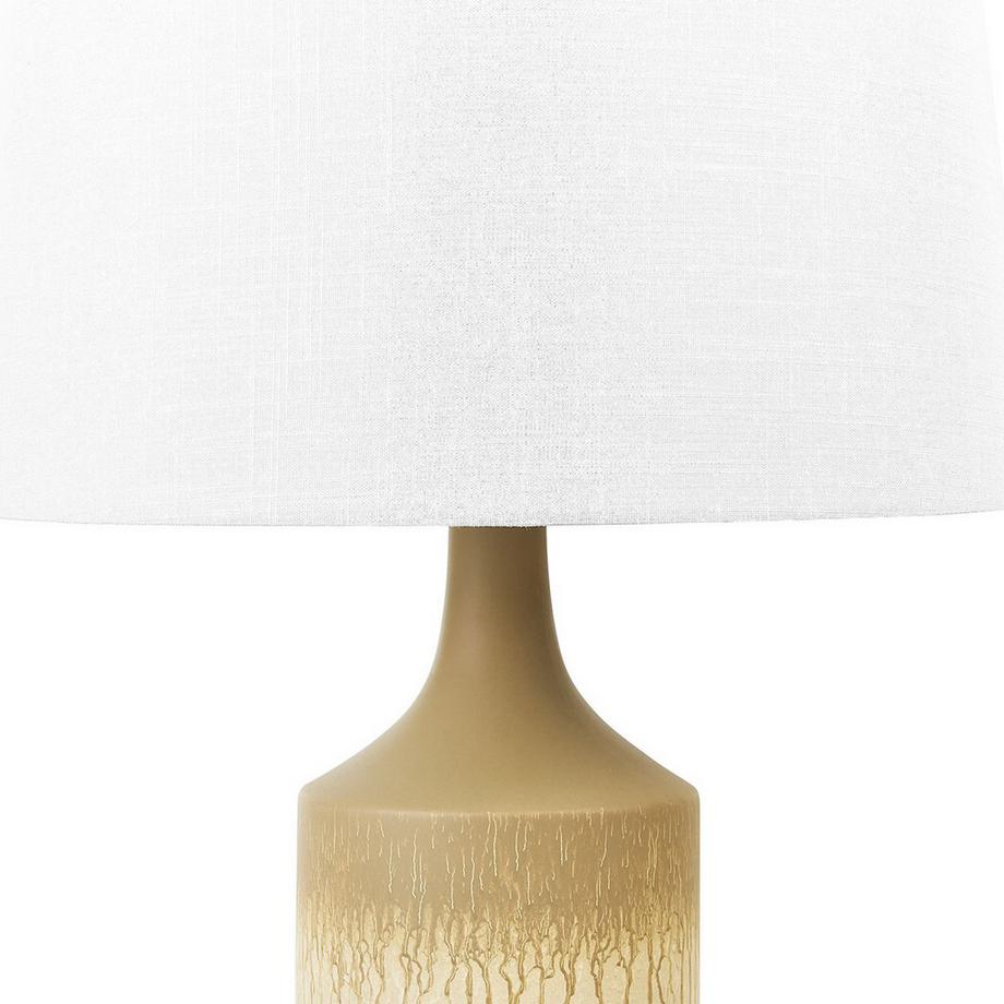 Beliani Lampada da tavolo en Ceramica  CALVAS  