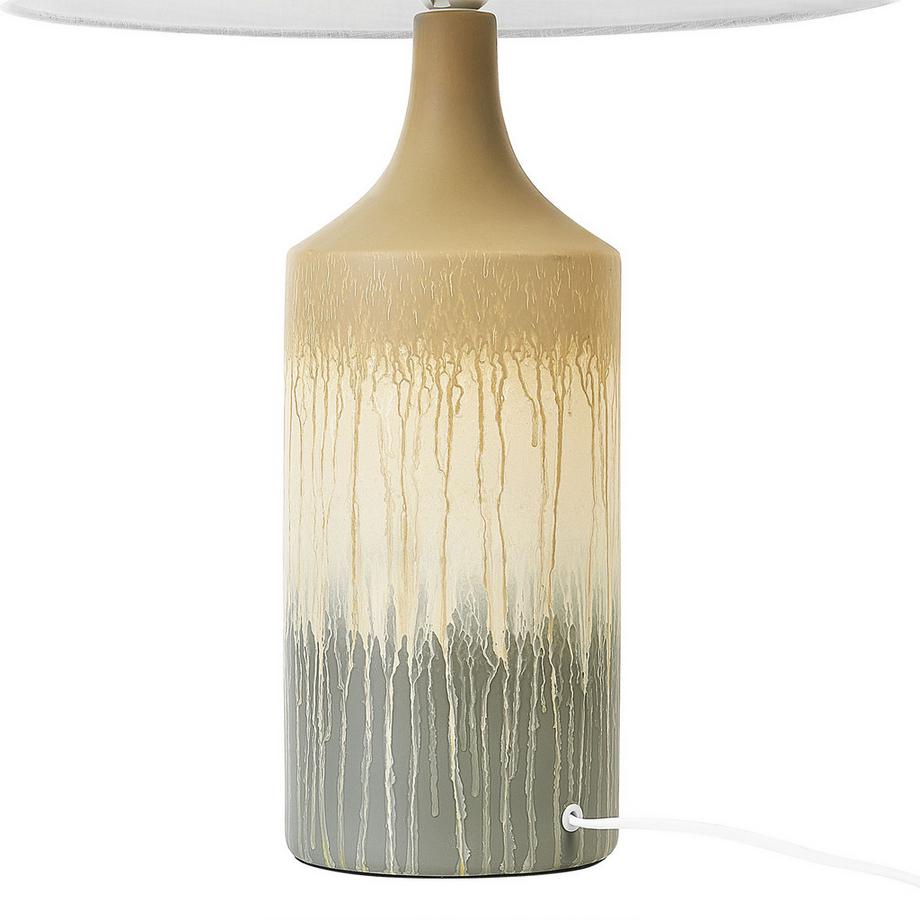 Beliani Lampada da tavolo en Ceramica  CALVAS  