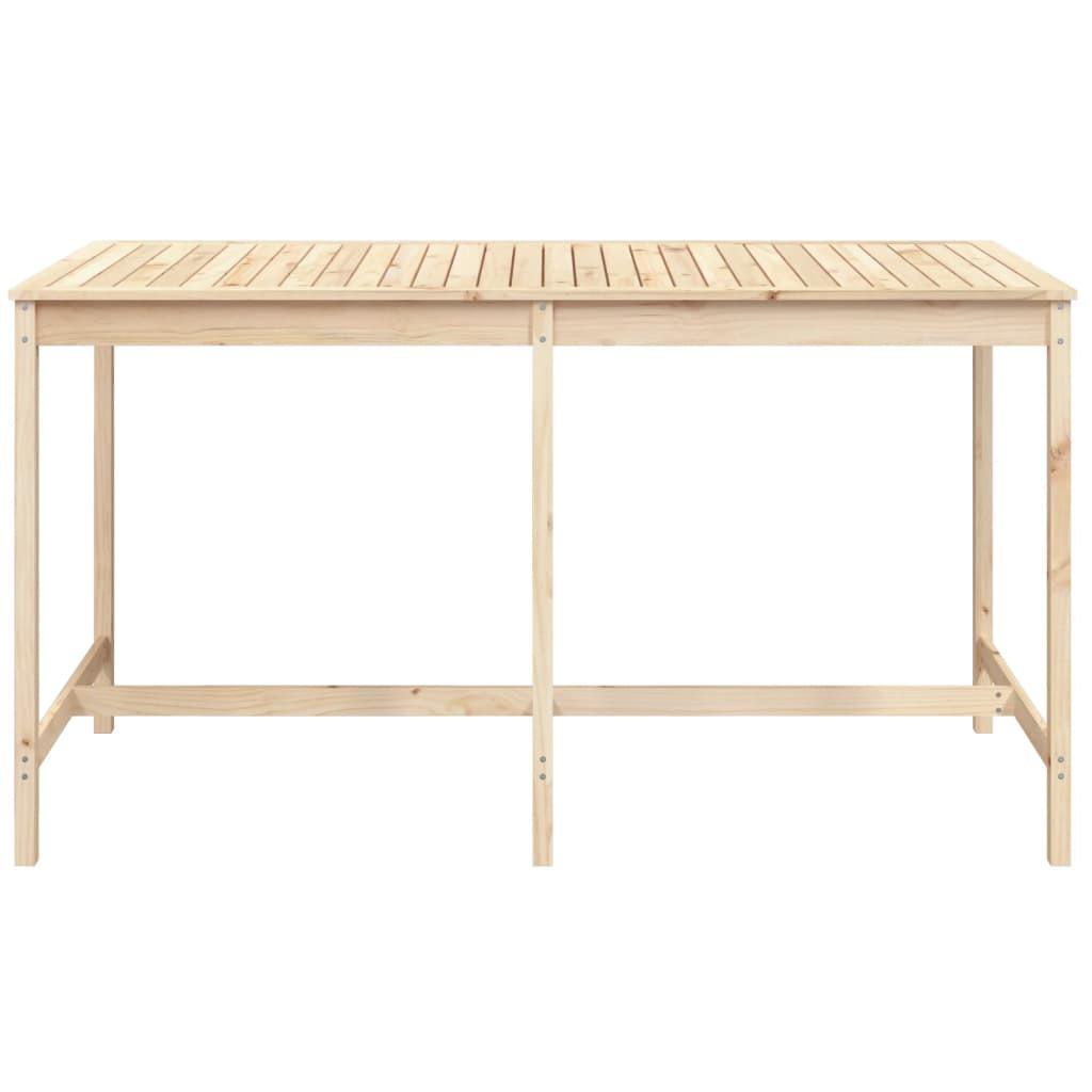 VidaXL Table de jardin bois de pin  