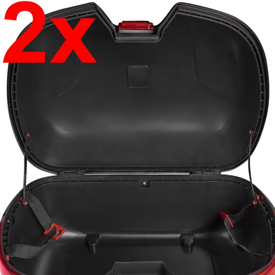 Tectake  2 top cases 49 L 