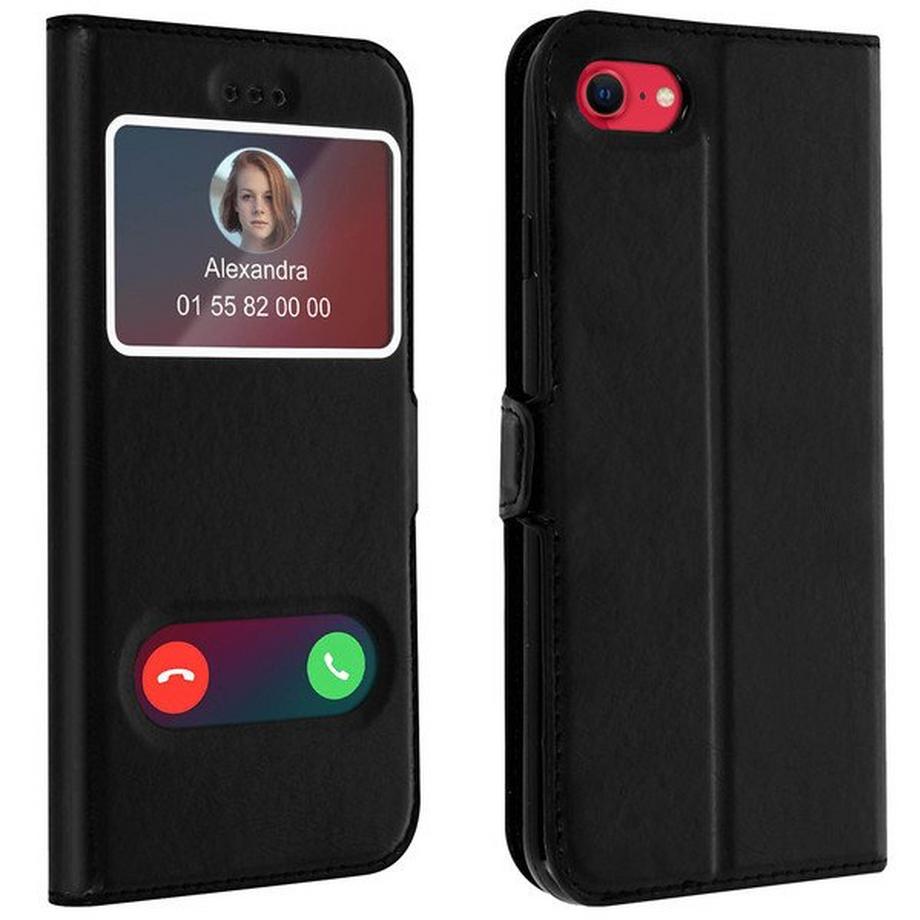 Avizar  iPhone 7/8/SE 2020 Flip-Case – Schwarz 