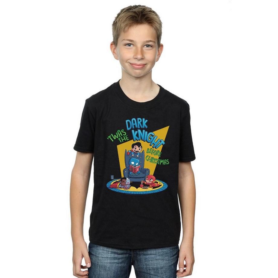 DC COMICS  Super Friends Dark Knight Before Christmas TShirt 