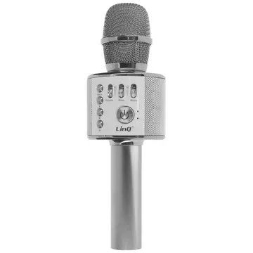 Karaoke-Mikrofon 5W LinQ Silber