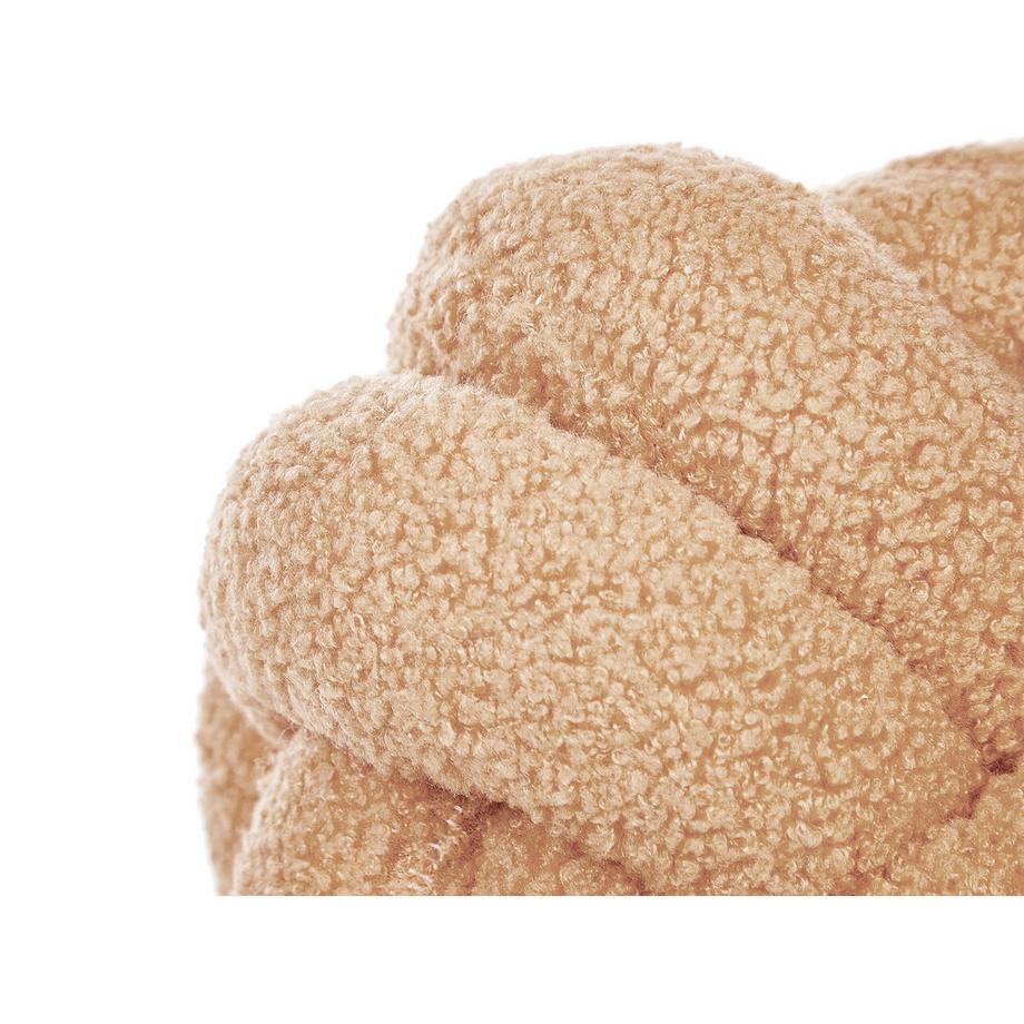 Beliani Coussin en Bouclé Boho MALNI  