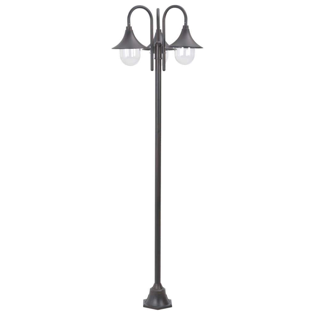 VidaXL Lampe de jardin à piquet aluminium  