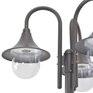 VidaXL Lampe de jardin à piquet aluminium  