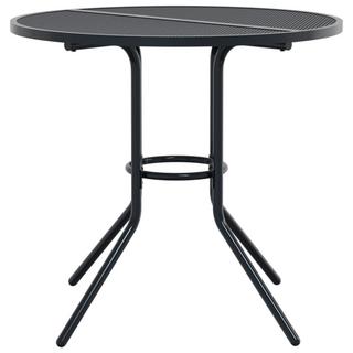 VidaXL Table de patio acier  