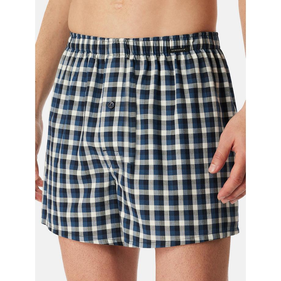 Schiesser Web Boxer Shorts 2er-Pack  
