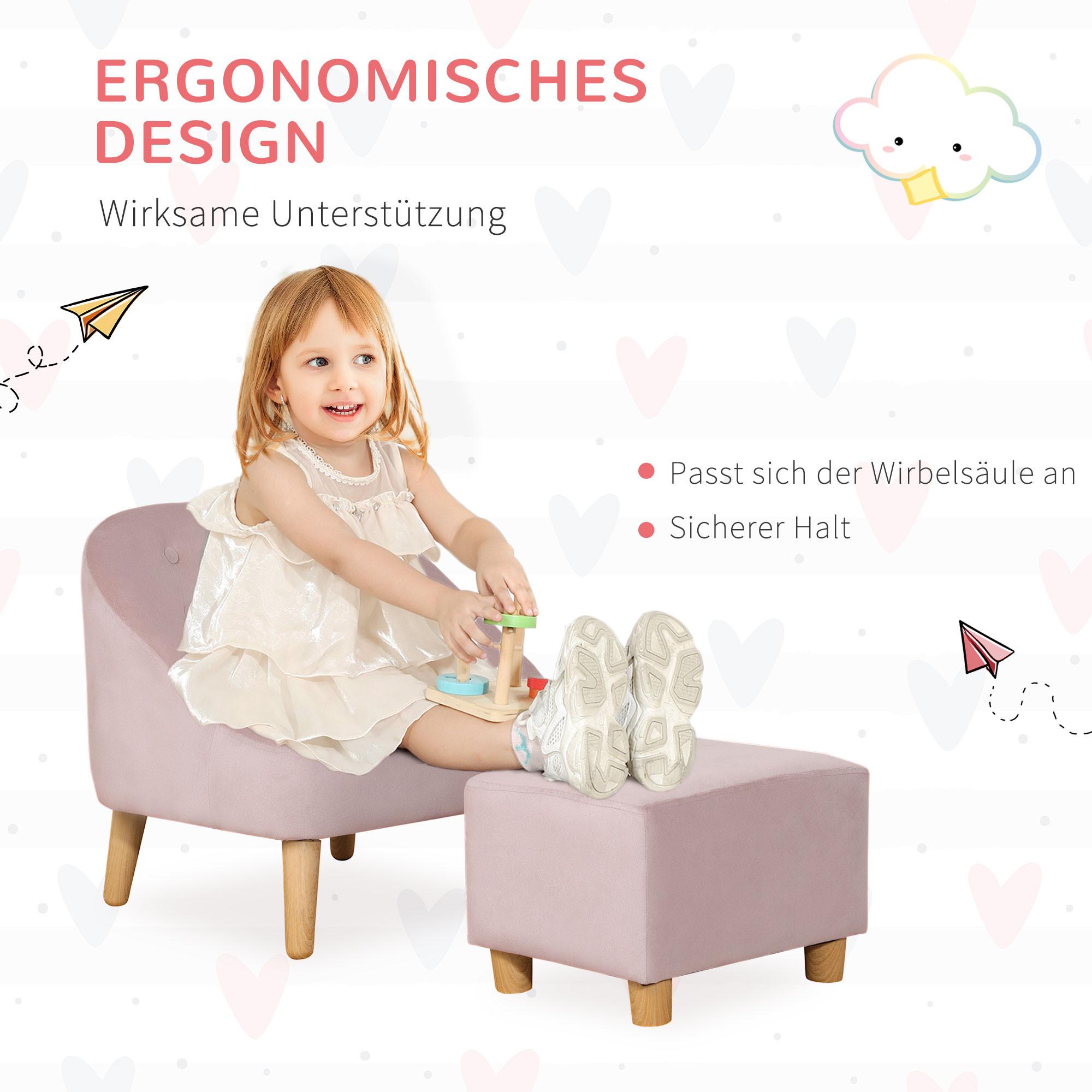 HOMCOM Fauteuil enfant  