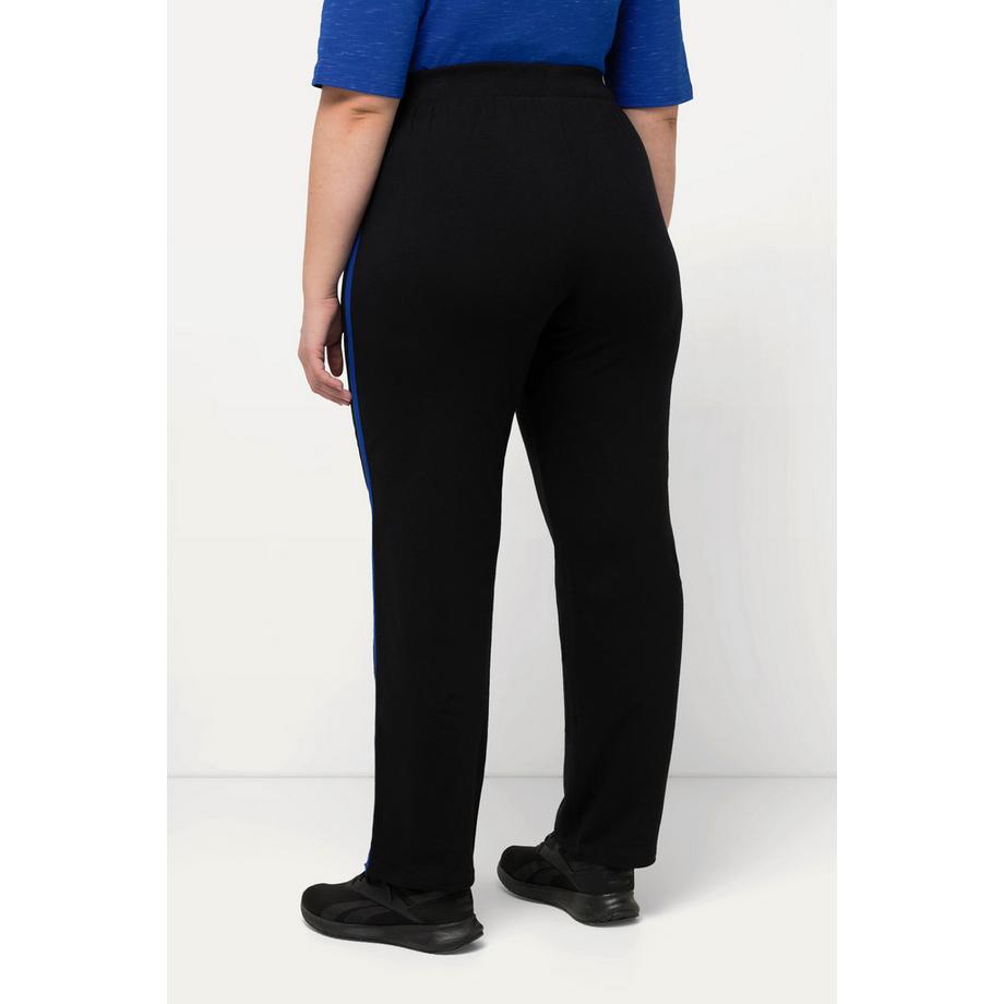 Ulla Popken Jogginghose Seitenstreifen Elastikbund  