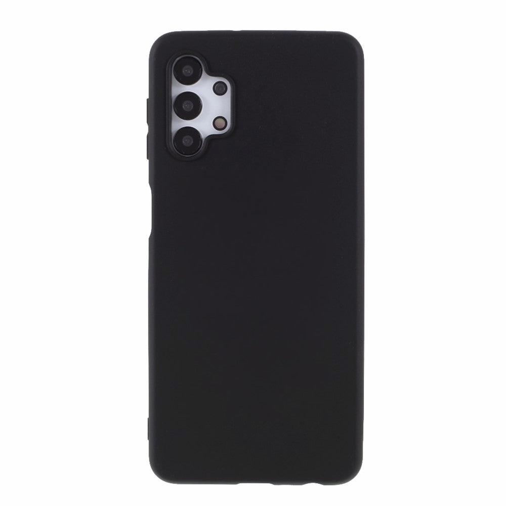 Cover-Discount  Galaxy A32 5G - Matte Silikon Gummi Hülle Schwarz 