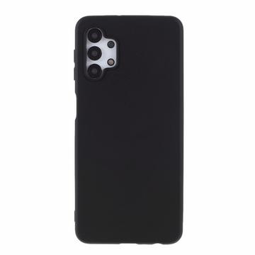 Galaxy A32 5G - Silicone mat en caoutchouc coque noir