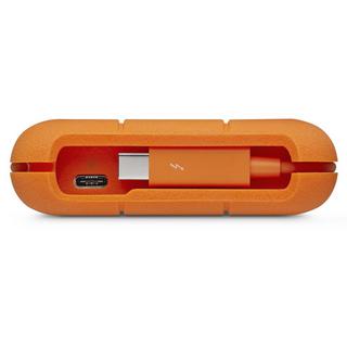 LACIE  Rugged Secure Externe Festplatte 2 TB Orange, Weiß 