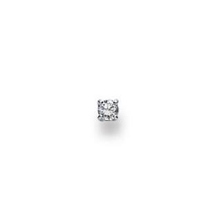 MUAU Schmuck  Nasenstecker Weissgold 750 Diamant 0.05ct. 