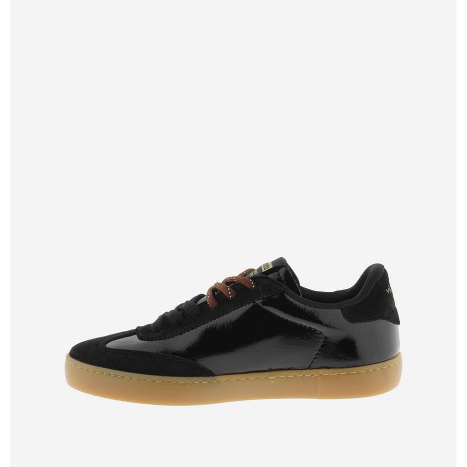 Victoria Baskets Berlin cuir verni et daim  