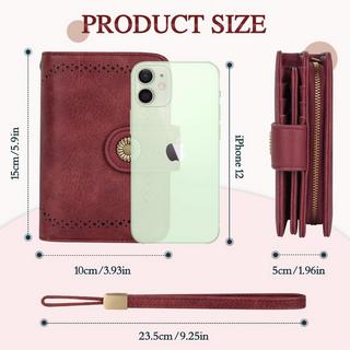 Only-bags.store Portafoglio Grande Capacità Pelle PU Vintage  