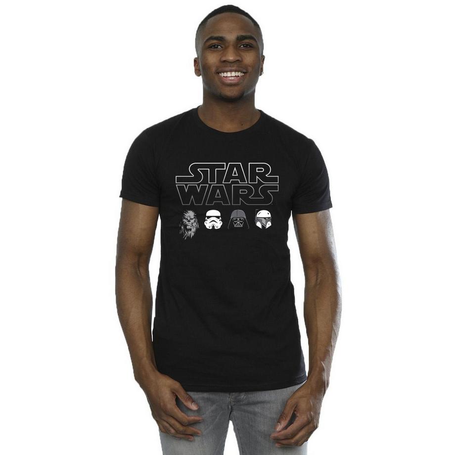 STAR WARS Star Wars Character Heads T-Shirt  