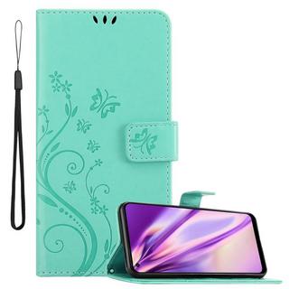 Cadorabo  Hülle für Realme 7 5G Blumen Design Magnetverschluss 