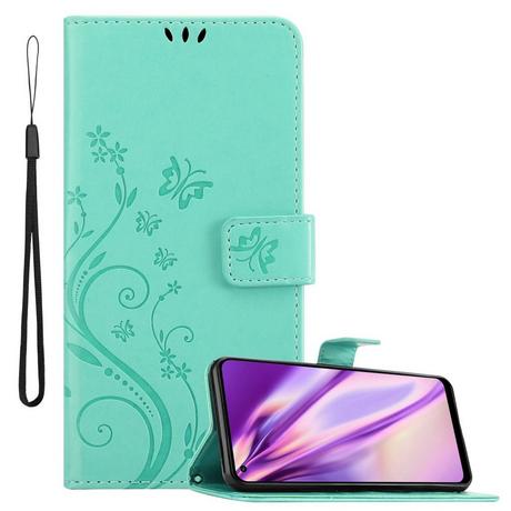 Cadorabo  Hülle für Realme 7 5G Blumen Design Magnetverschluss 