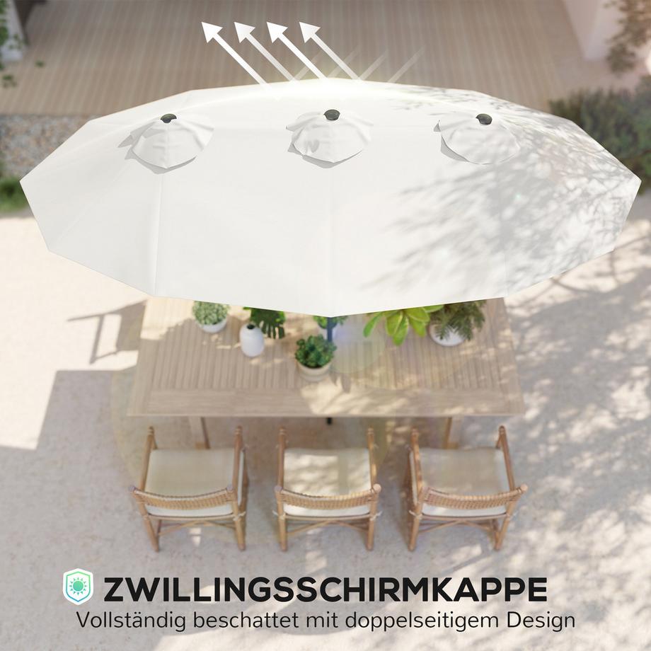 Outsunny Doppelschirm  