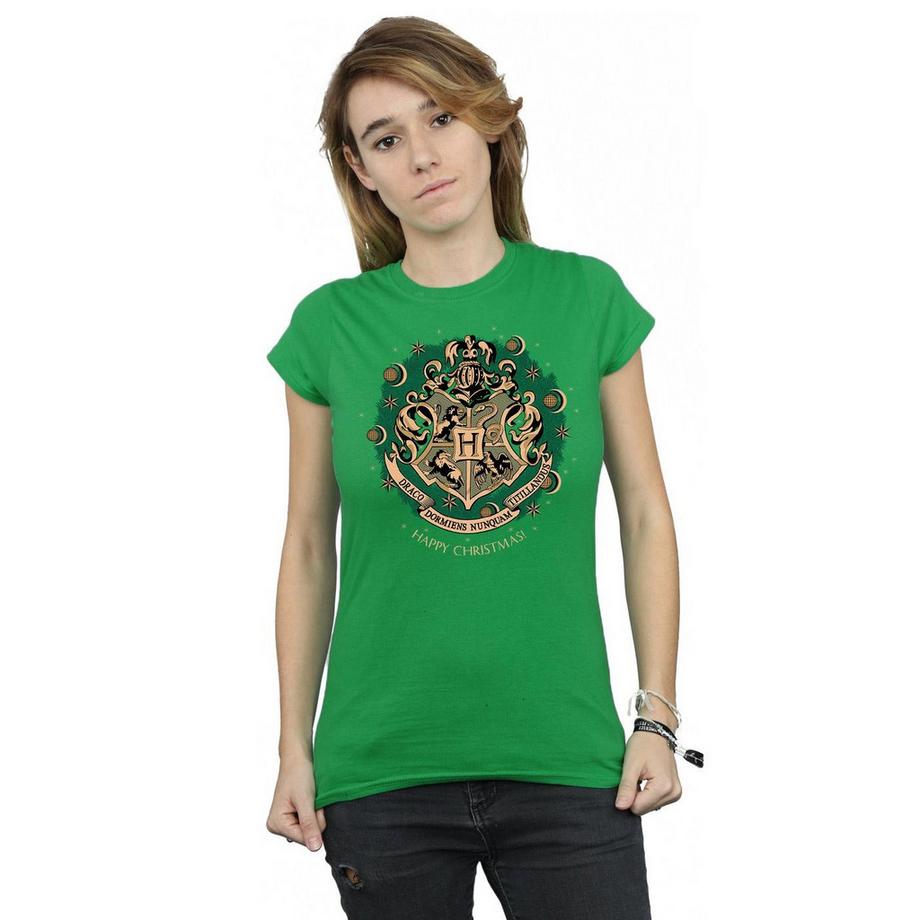 Harry Potter Hogwarts Happy Christmas T-Shirt  