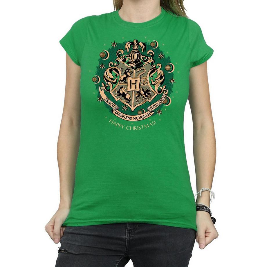 Harry Potter Hogwarts Happy Christmas T-Shirt  