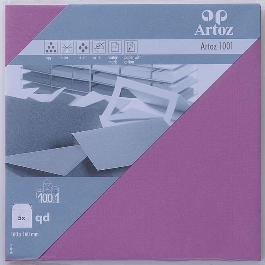 Artoz ARTOZ Couverts 1001 160x160mm 100g, holunder 5 Stück  