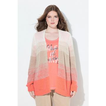 Strickjacke, Farbverlauf, ohne Verschluss, Langarm