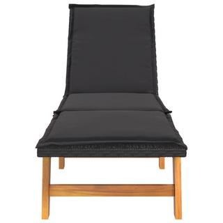 VidaXL Chaise longue bois  