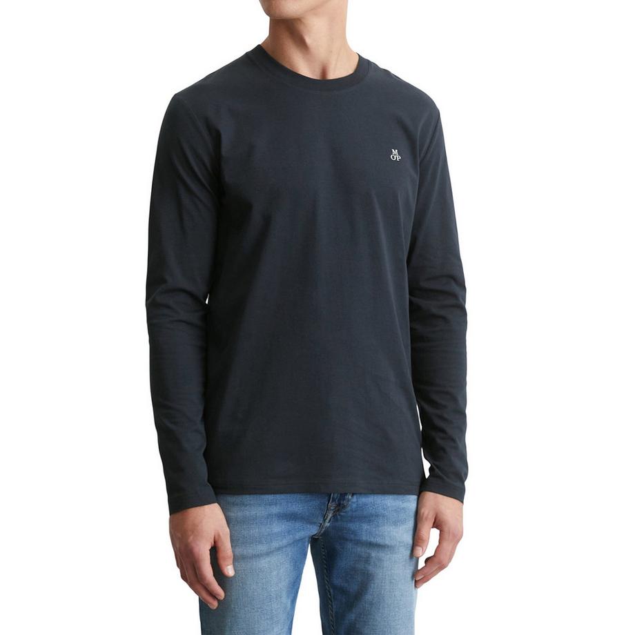 Marc O'Polo T-shirt à manches longues Coupe ajustée Petit logo  