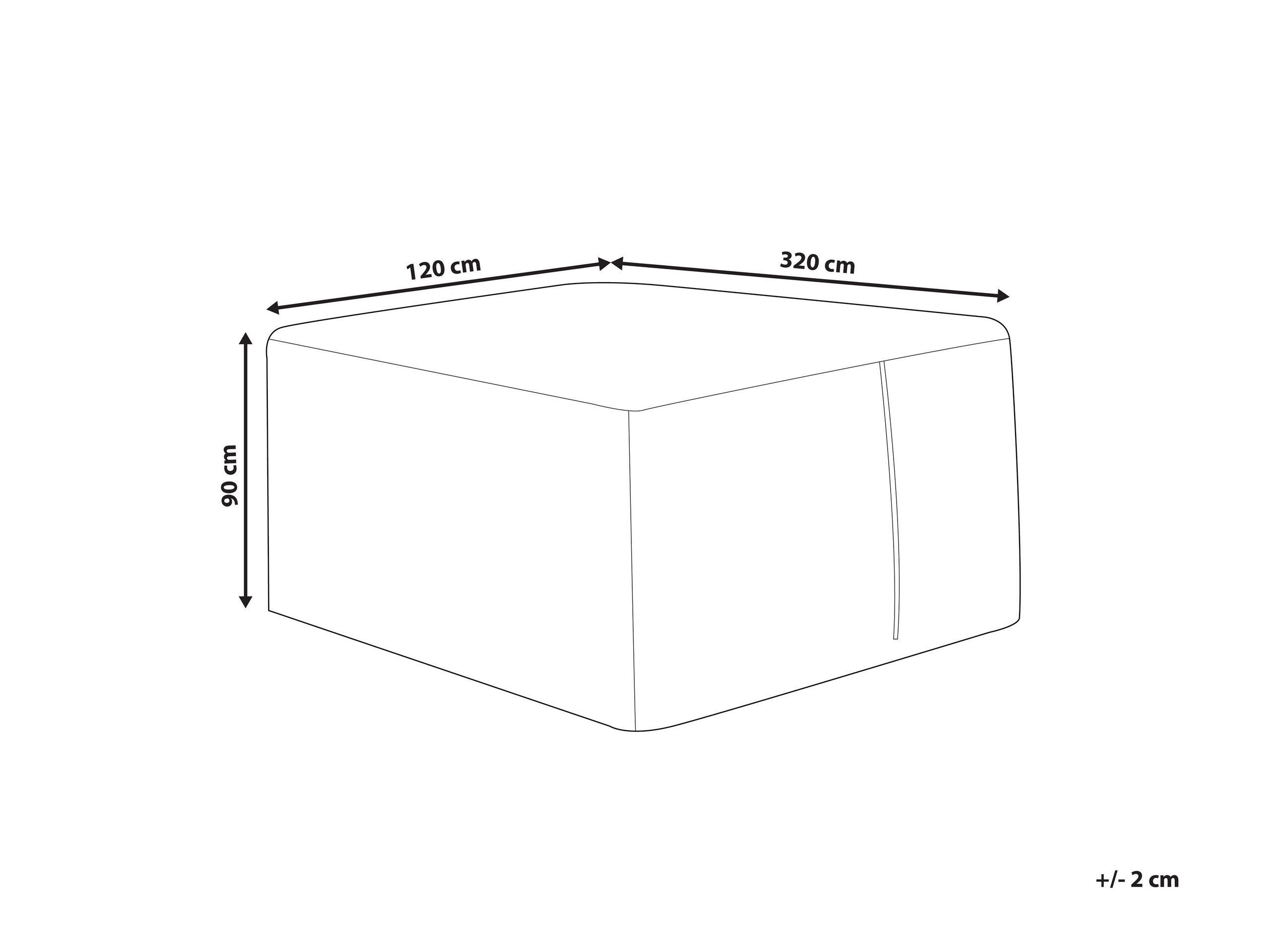 Beliani Protezione impermeabile en PVC CHUVA  