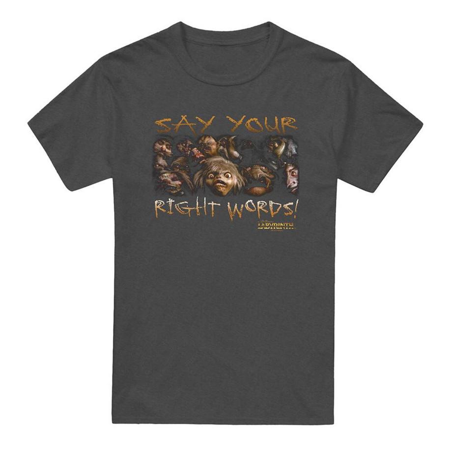Say Your Right Words T-Shirt, Meliert