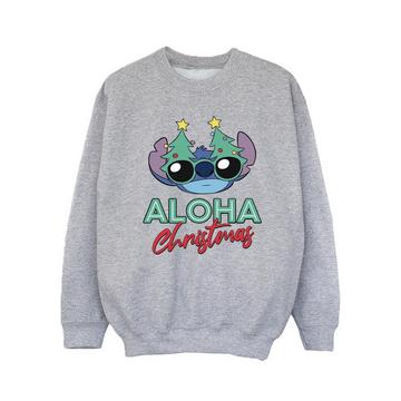 Lilo And Stitch Christmas Tree Shades Sweatshirt