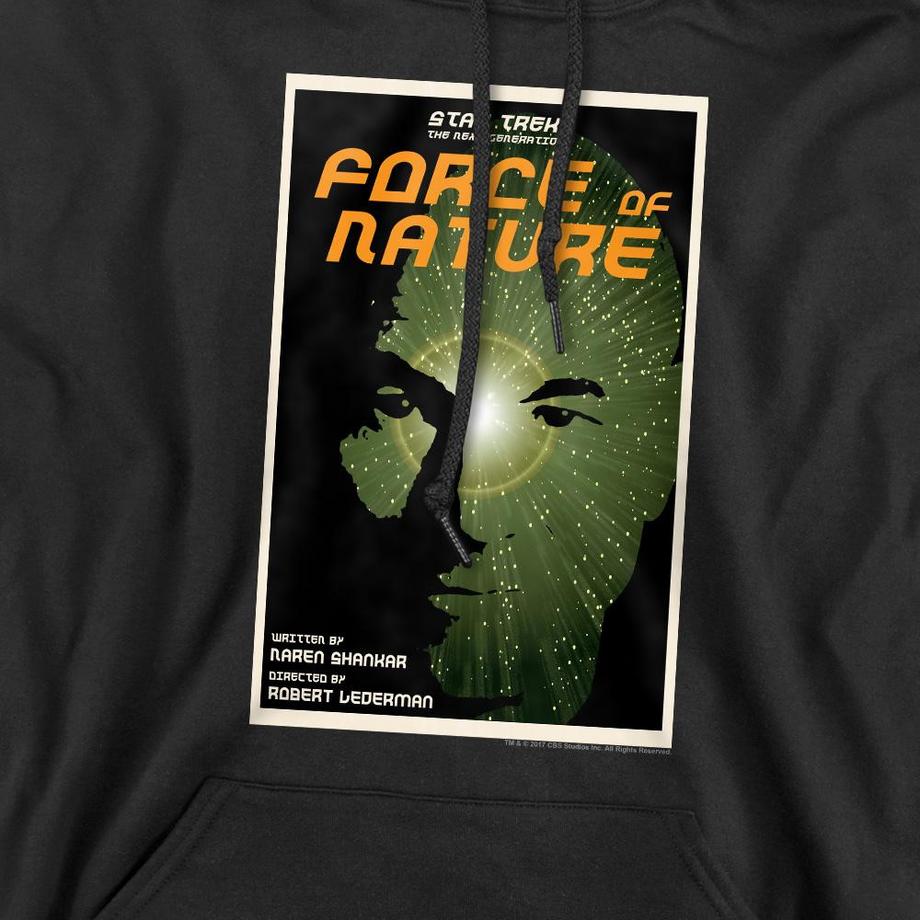 Star Trek The Next Generation Season 7 Episode 9 Felpa con cappuccio  