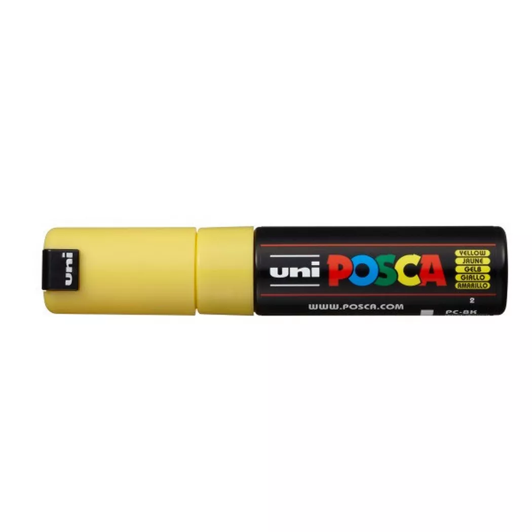 POSCA Marker 8mm PC-8K YELLOW jaune
