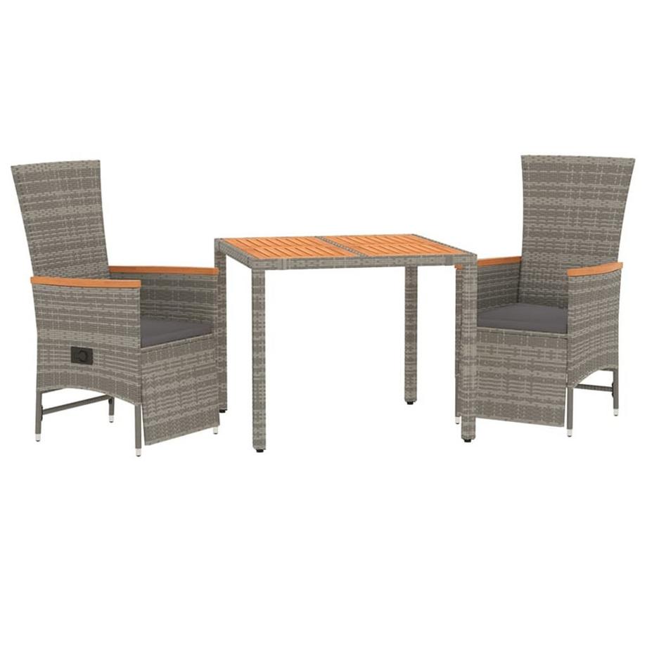 VidaXL set da pranzo da giardino Polirattan  