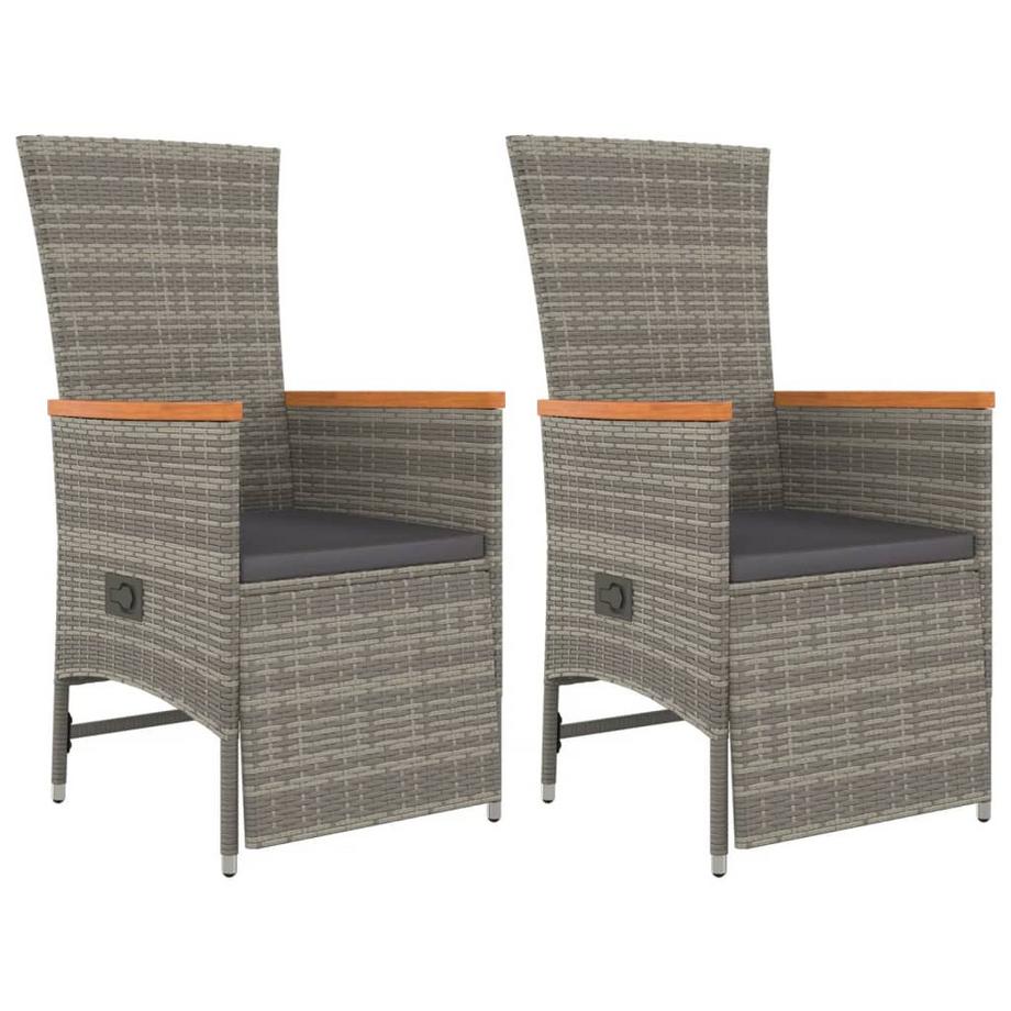 VidaXL set da pranzo da giardino Polirattan  
