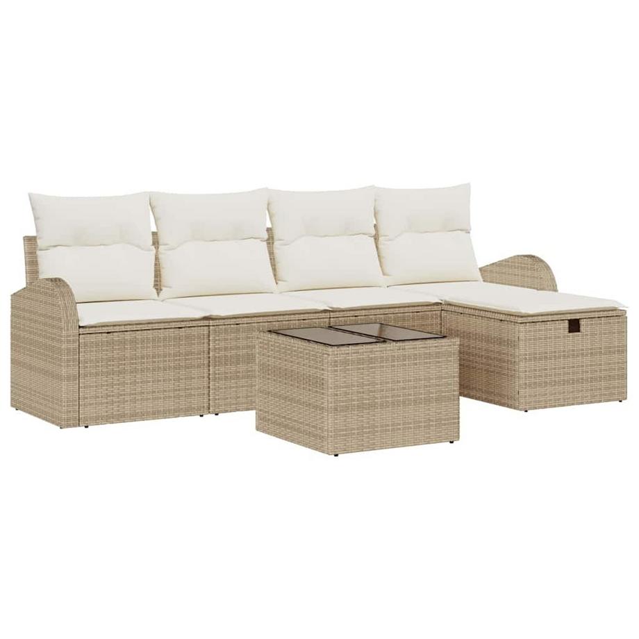 Mobilier de jardin poly rattan