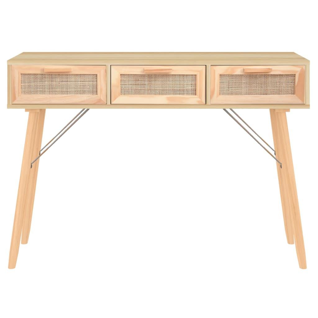 VidaXL Table console bois de pin  