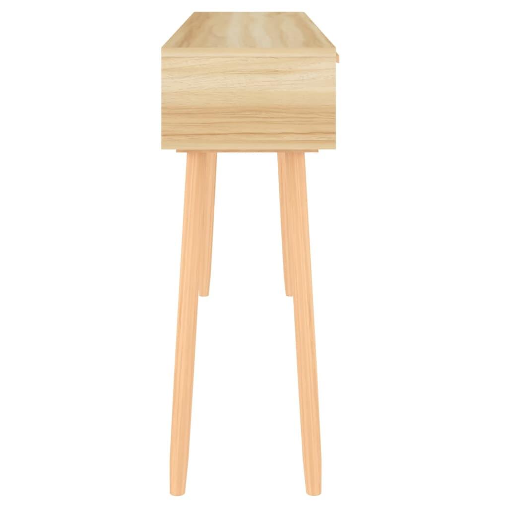 VidaXL Table console bois de pin  