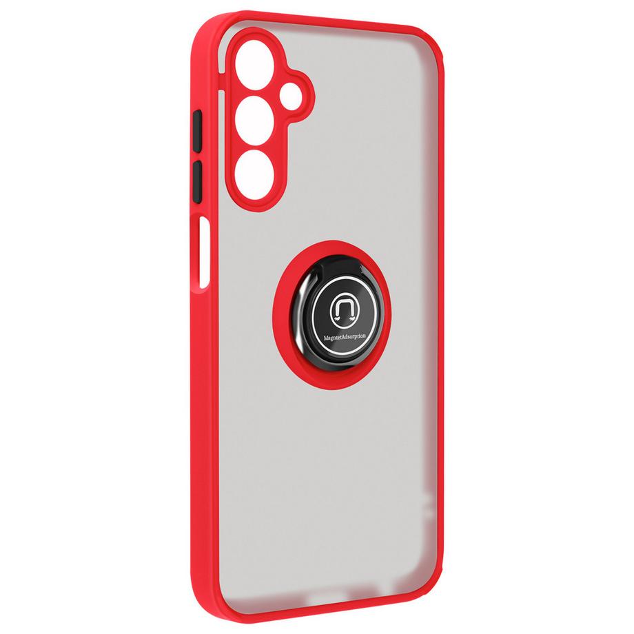 Coque Anneau Samsung A15 Rouge