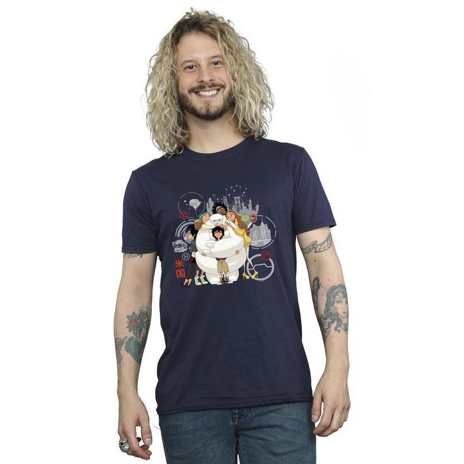 Disney Big Hero 6 T-Shirt Stampata  