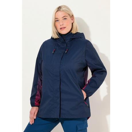 Ulla Popken  Veste technique 2-en-1 imperméable, manches amovibles 