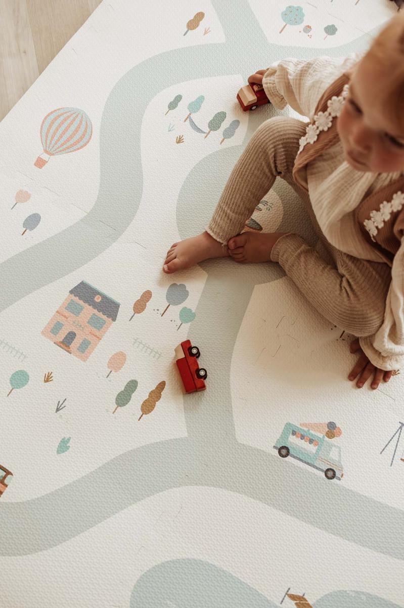 Play&Go Tapis de jeu Village EEVAA, Tapis puzzle, Play&Go  