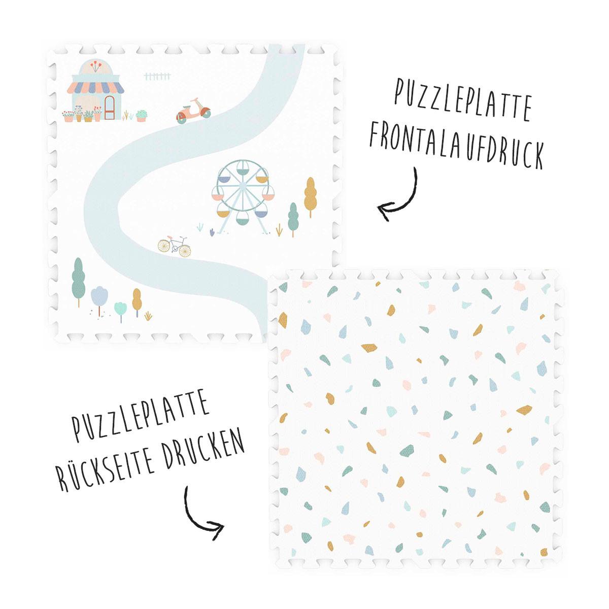 Play&Go Tapis de jeu Village EEVAA, Tapis puzzle, Play&Go  