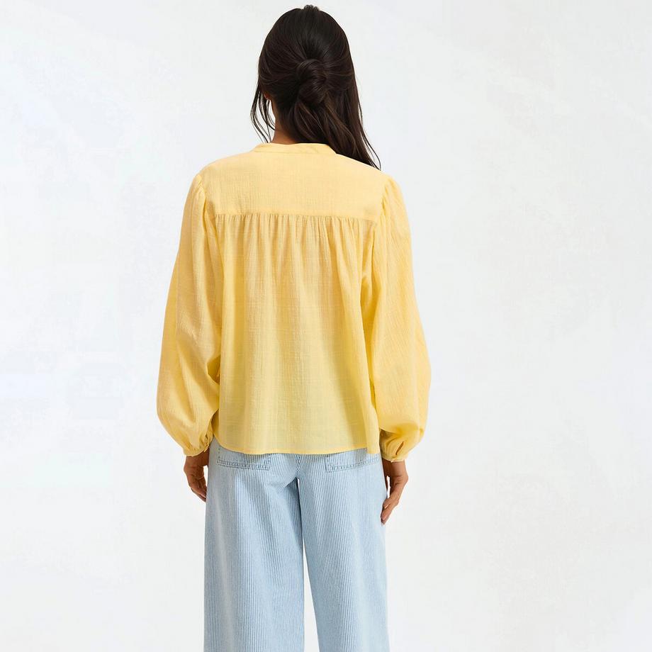 La Redoute Collections Camicetta Oversize Collo alla Coreana  