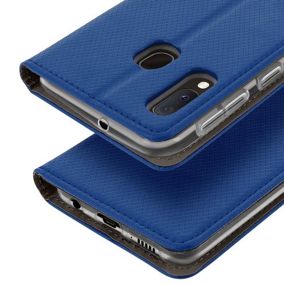 Avizar  Magnet Klapphülle Galaxy A20e Dunkelblau 