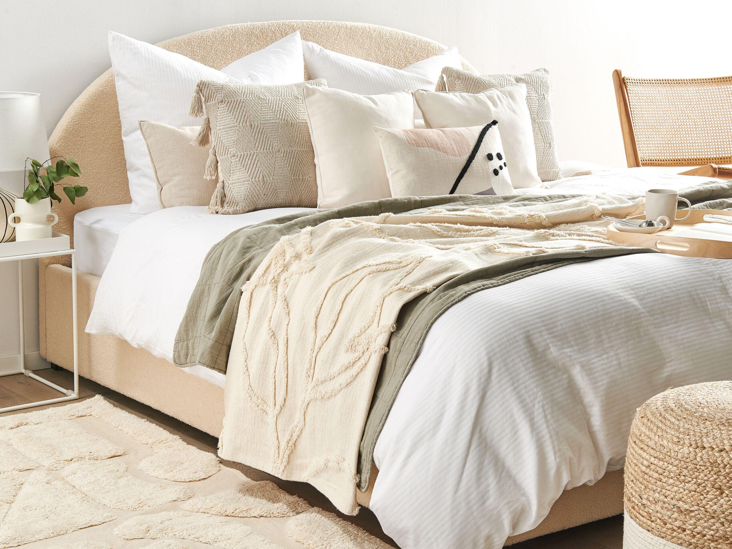 Beliani Boho ACACIA Coperta in Cotone  