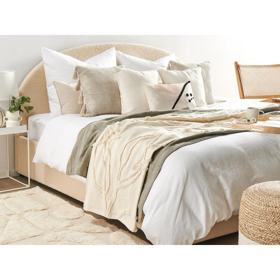 Beliani Boho ACACIA Coperta in Cotone  