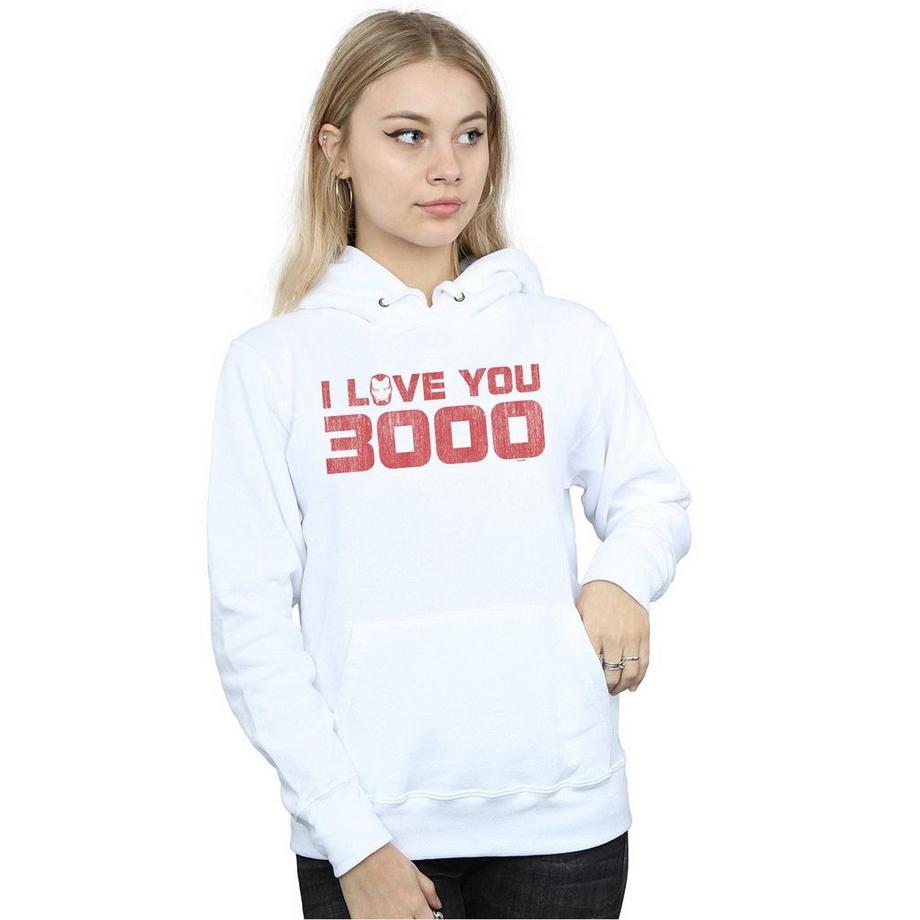 MARVEL Avengers Endgame I Love You 3000 Sweat à capuche  